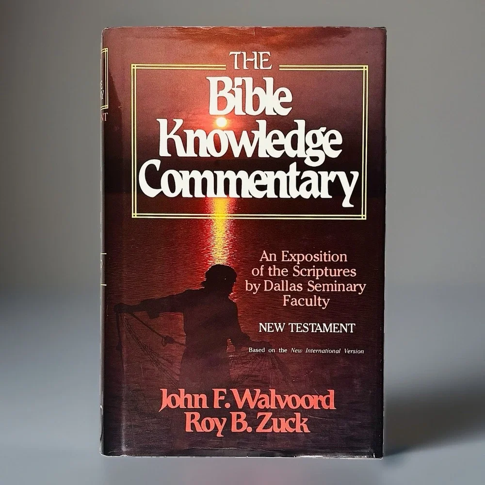 The Bible Knowledge Commentary New Testament Hardcover 1987 Walvoord Zuck NIV